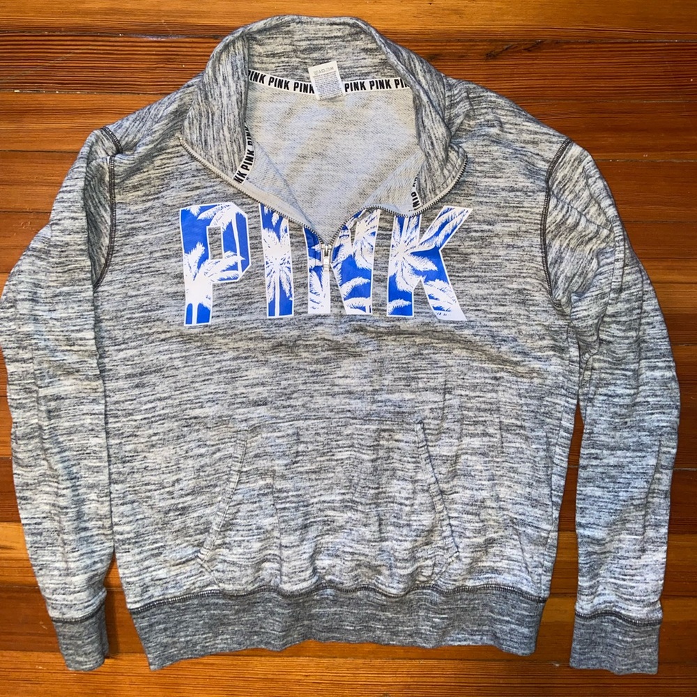 VICTORIA’S SECRET PINK Heather Grey Sweatshirt.